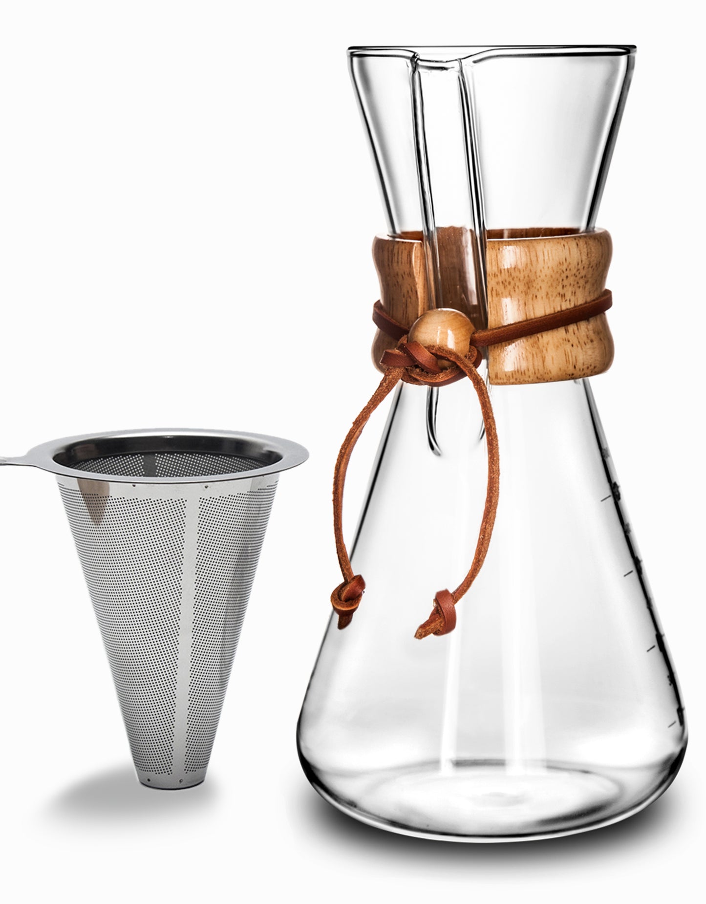 Pour Over Coffee Maker Set Classic Series with Filter 6 Cups