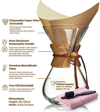 The AGOGO Classic Pour Over: Master Family-Sized Brewing