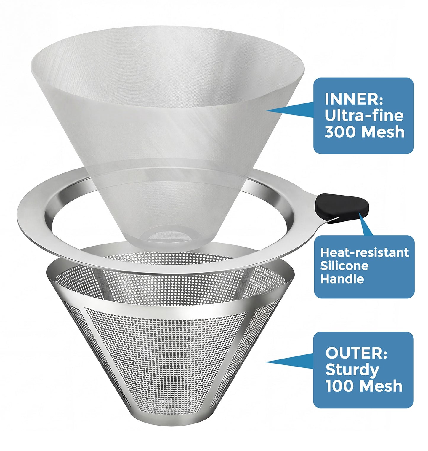 The AGOGO Slim Pour Over: Space-Saving Glass Dripper